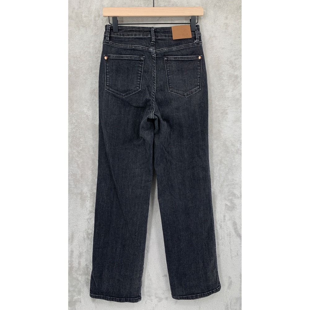 Judy Blue Jeans Womens 5/27 Black Straight Fit High Rise Denim Pants - Picture 2 of 10